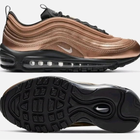 Women's Nike Air Max 97 'Copper' or 'Metallic Copper Bronze' - Picture 14 of 16